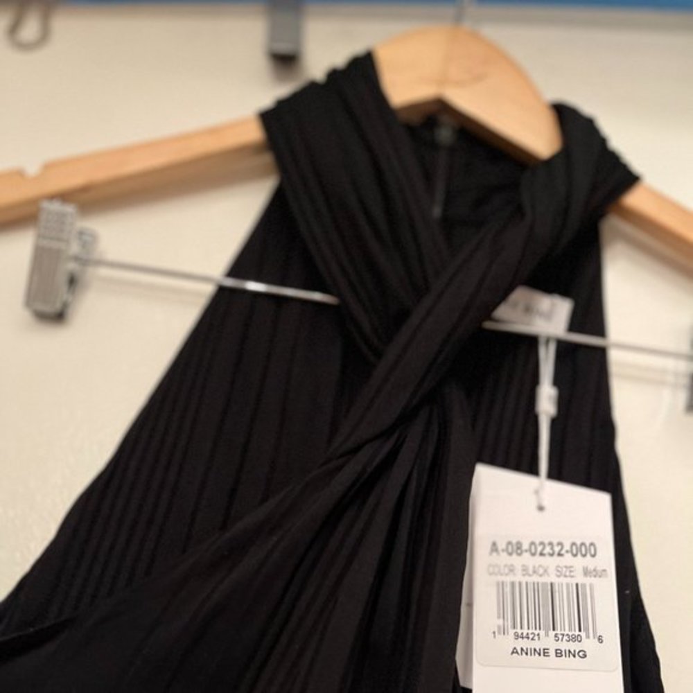 Anine Bing Becca Top / Twist-Front Full-Length Tank / NWT / Size Medium